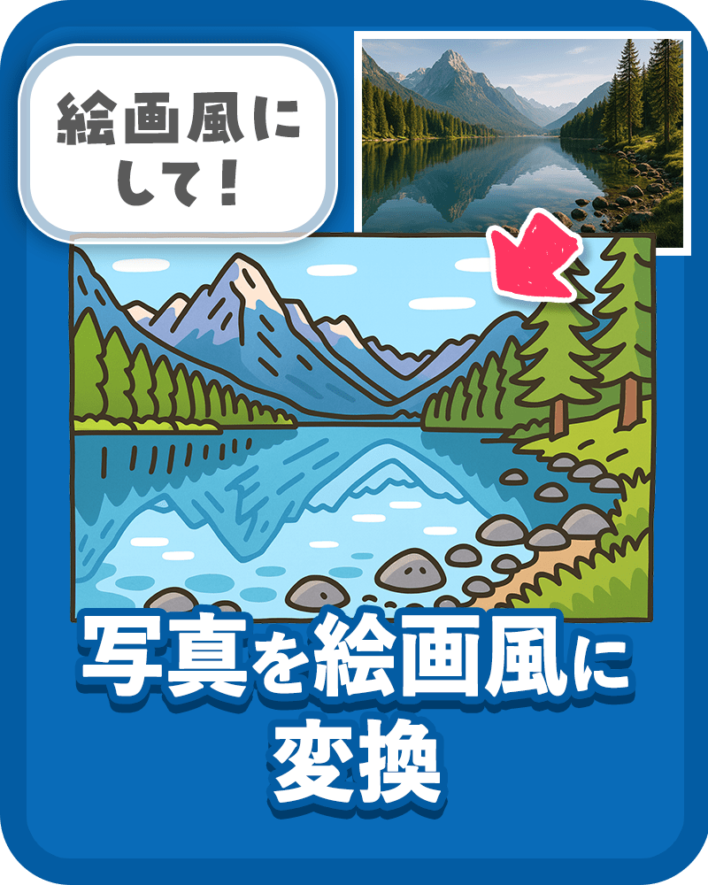 写真を絵画風に変換