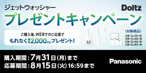 Panasonic（パナソニック） ジェットウォッシャードルツ 口腔洗浄器 