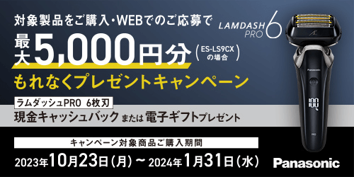 Panasonic（パナソニック） メンズシェーバー ラムダッシュPRO 6枚刃