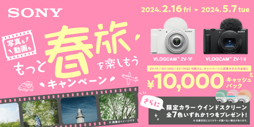 SONY（ソニー） レンズ一体型Vlogカメラ 『VLOGCAM ZV-1 II