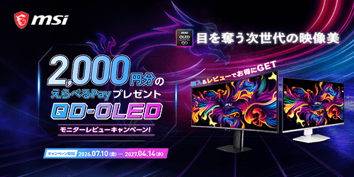 QD-OLED ���j�^�[���r���[ �L�����y�[��