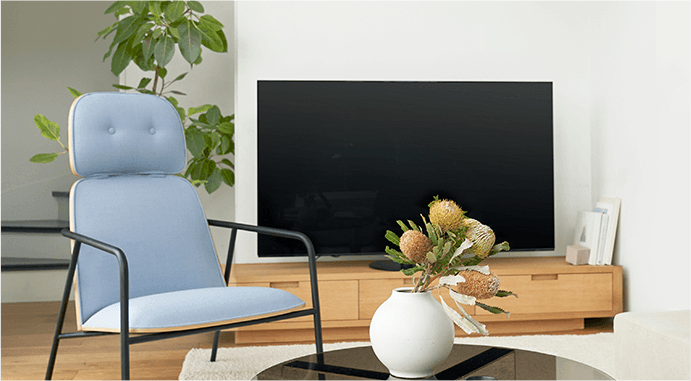 テレビをネットにつなげるともっとたくさんのコンテンツを楽しめます