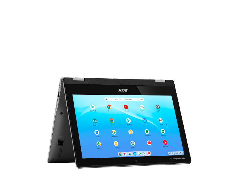 360° 回転&タッチパネルも
