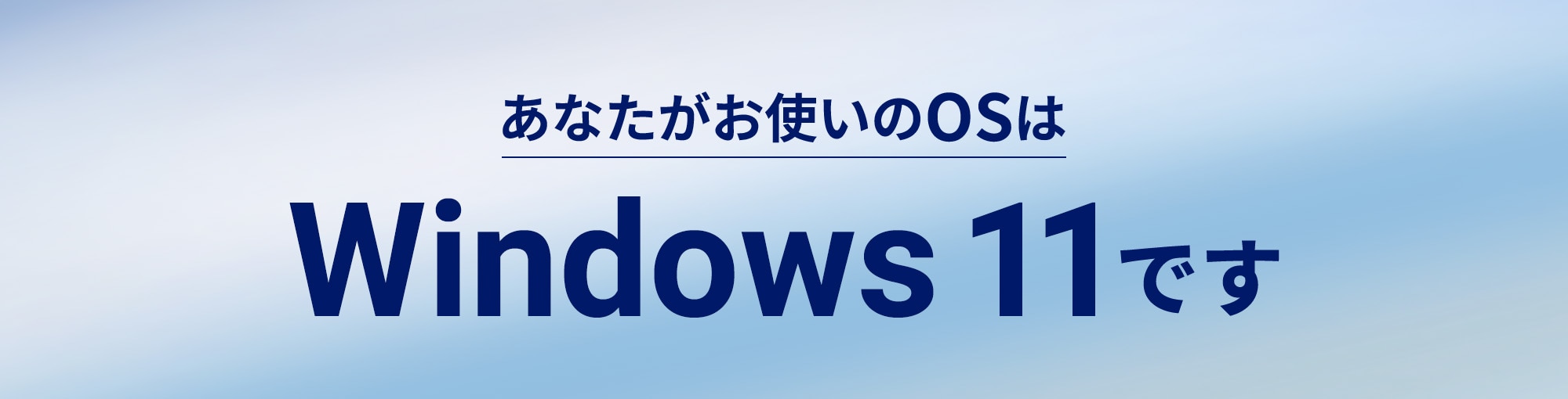 ���Ȃ��̂��g����OS��Windows11�ł�
